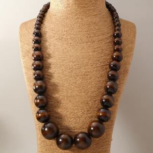 Bohemian Vintage Beaded Sweater Necklace