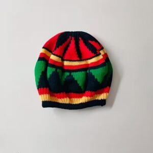Striped Reggae Knit Beanie Hat